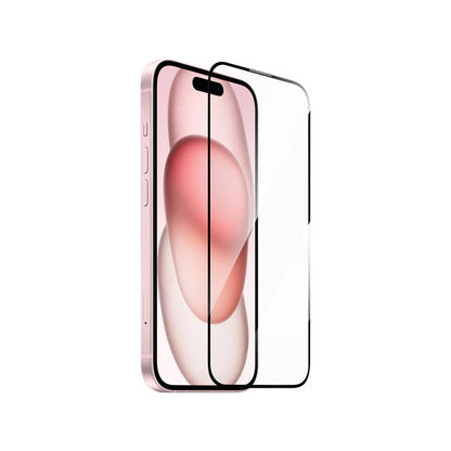 Apple iPhone 15 Plus Wiwu GT-014 Polimer Oleofobik Kaplama Şeffaf Pürüzsüz Temperli Cam Ekran Koruyucu 25'li Paket