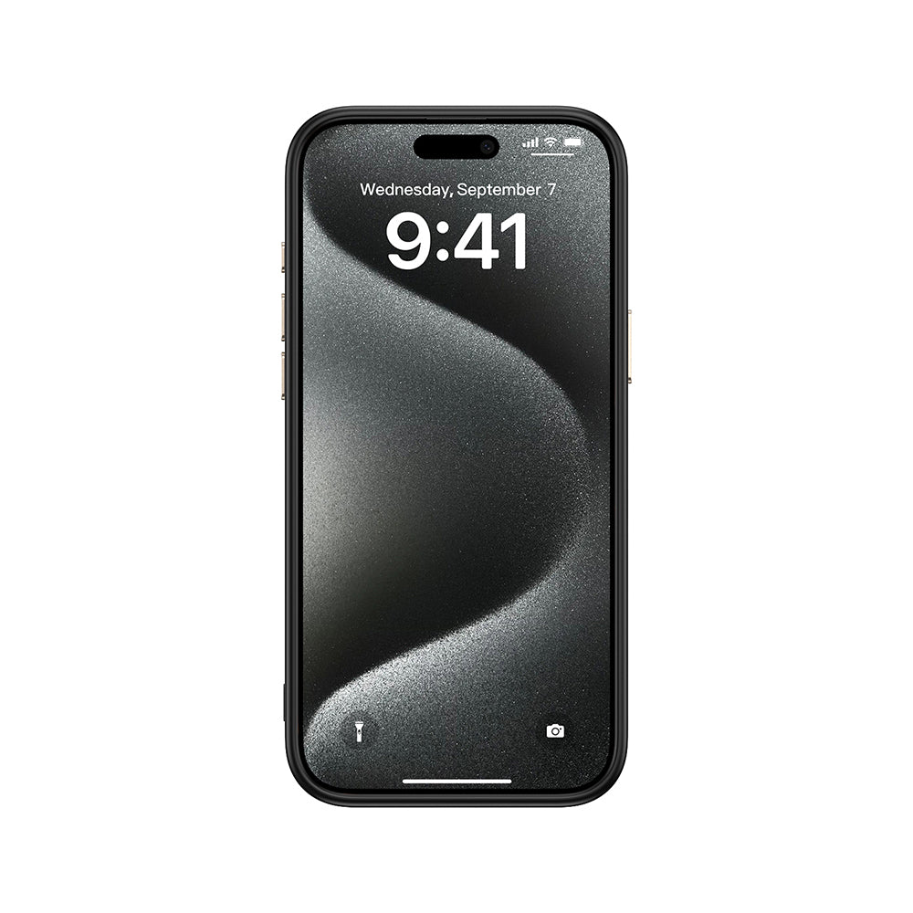 Apple iPhone 15 Pro Kılıf M-safe Şarj Özellikli Karbon Fiber Görünümlü Zore Antina Kapak