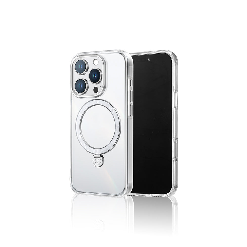 Apple iPhone 15 Pro Kılıf M-safe Şarj Özellikli Standlı Pynana Dancing Streamer Serisi Kapak