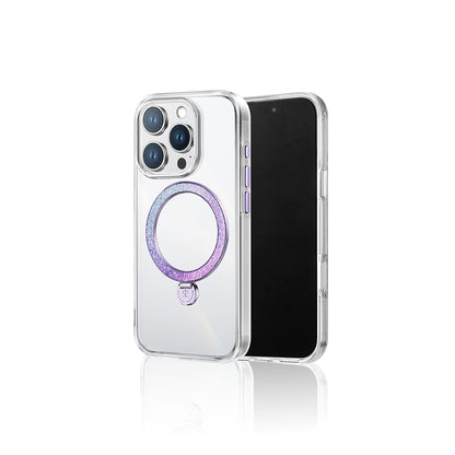 Apple iPhone 15 Pro Kılıf M-safe Şarj Özellikli Standlı Pynana Dancing Streamer Serisi Kapak