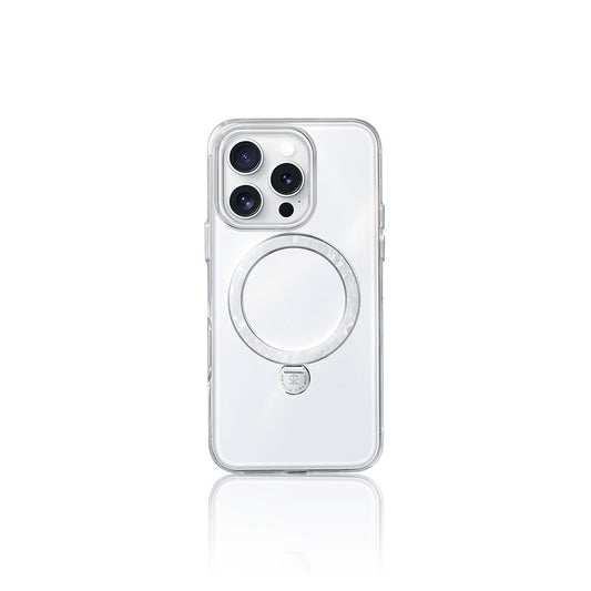Apple iPhone 15 Pro Kılıf M-safe Şarj Özellikli Standlı Pynana Dancing Streamer Serisi Kapak