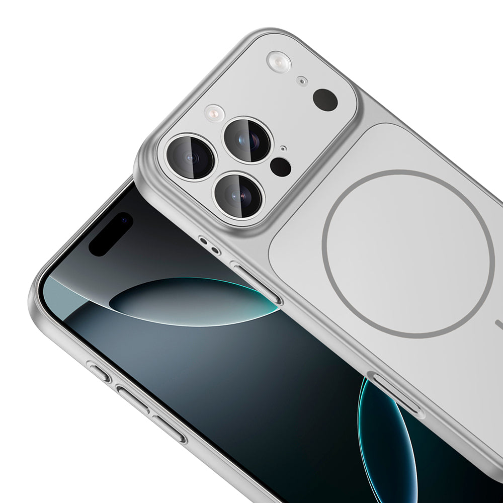 Apple iPhone 15 Pro Kılıf Zore M-Safe Şarj Özellikli Kamera Korumalı Formen Kapak