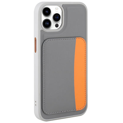 Apple iPhone 15 Pro Max Kılıf Kartlıklı Zore X-Kart Silikon Kapak