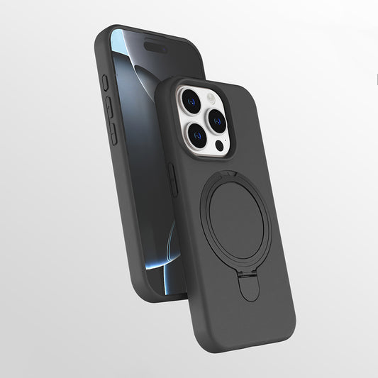 Apple iPhone 15 Pro Max Kılıf M-safe Şarj Özellikli Standlı Zore Samara Kapak