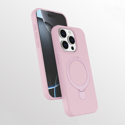 Apple iPhone 15 Pro Max Kılıf M-safe Şarj Özellikli Standlı Zore Samara Kapak