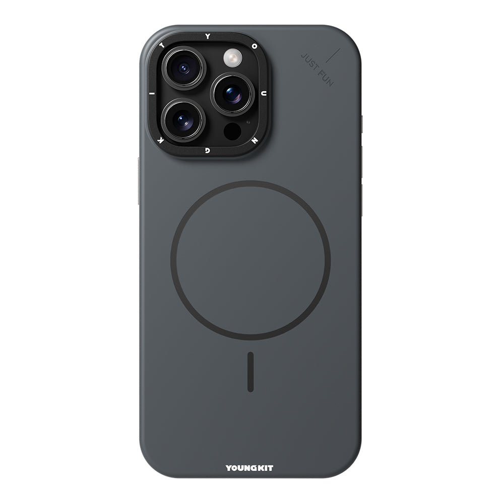 Apple iPhone 15 Pro Max Kılıf M-safe Şarj Özellikli Youngkit Dynamag Serisi Kapak