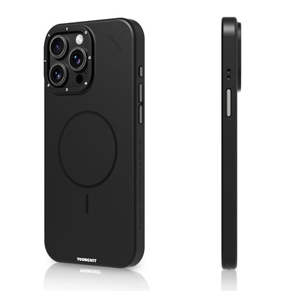 Apple iPhone 15 Pro Max Kılıf M-safe Şarj Özellikli Youngkit Dynamag Serisi Kapak