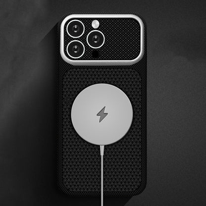 Apple iPhone 15 Pro Max Kılıf M-Safe Şarj Özellikli Zore Paris Nexel Sert PC Kapak