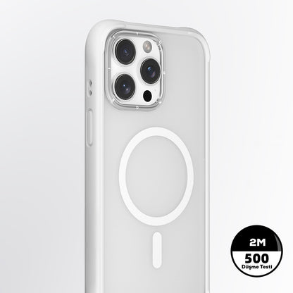 Apple iPhone 15 Pro Max Kılıf M-safe Şarj Özellikli Airbagli Youngkit Dynamic 2 Serisi Kapak