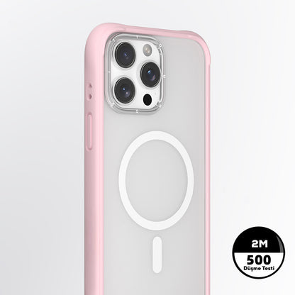 Apple iPhone 15 Pro Max Kılıf M-safe Şarj Özellikli Airbagli Youngkit Dynamic 2 Serisi Kapak