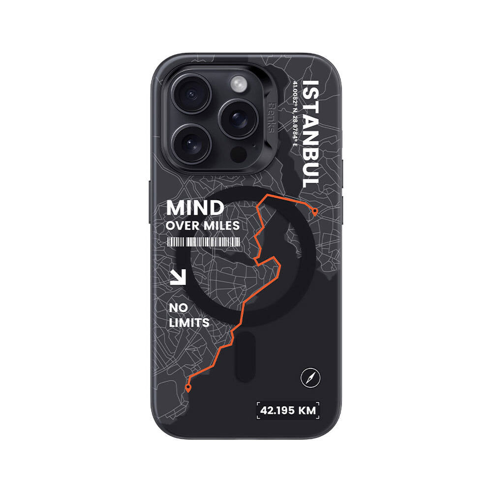 Apple iPhone 15 Pro Max Kılıf M-safe Şarj Özellikli Benks City Serisi Kapak