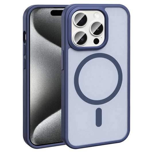 Apple iPhone 15 Pro Max Kılıf M-safe Şarj Özellikli Mat Arka Yüzey Zore Sio Kapak