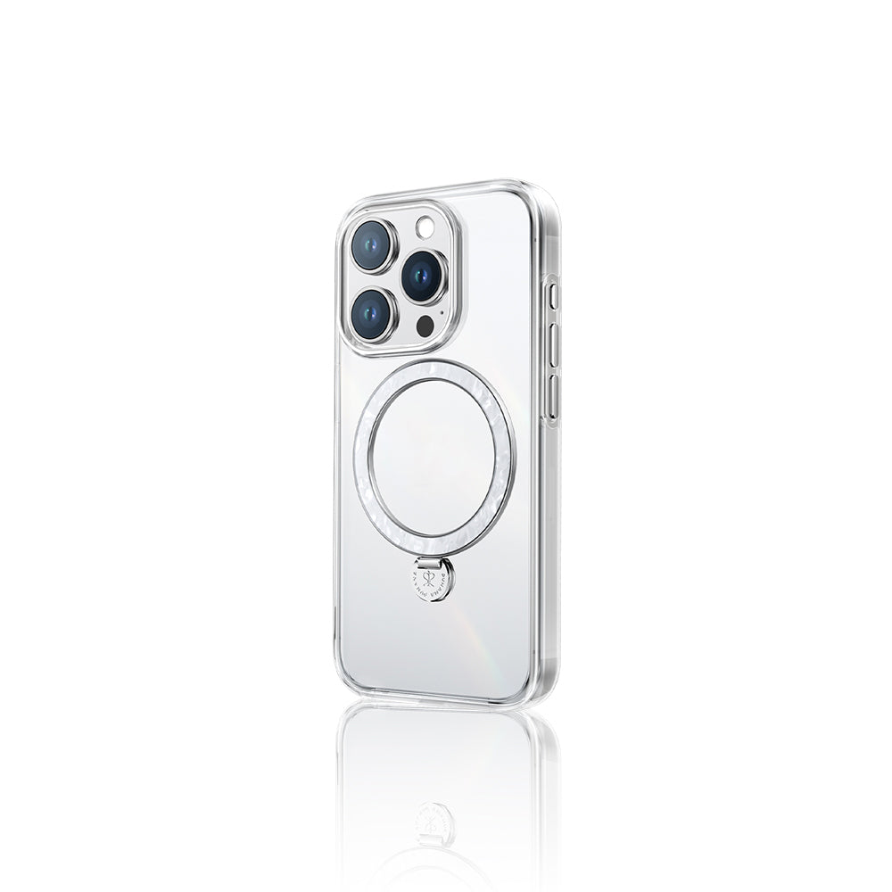 Apple iPhone 15 Pro Max Kılıf M-safe Şarj Özellikli Standlı Pynana Dancing Streamer Serisi Kapak
