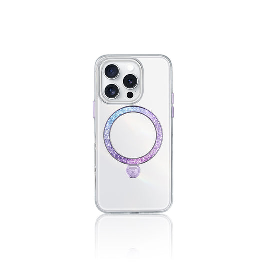 Apple iPhone 15 Pro Max Kılıf M-safe Şarj Özellikli Standlı Pynana Dancing Streamer Serisi Kapak