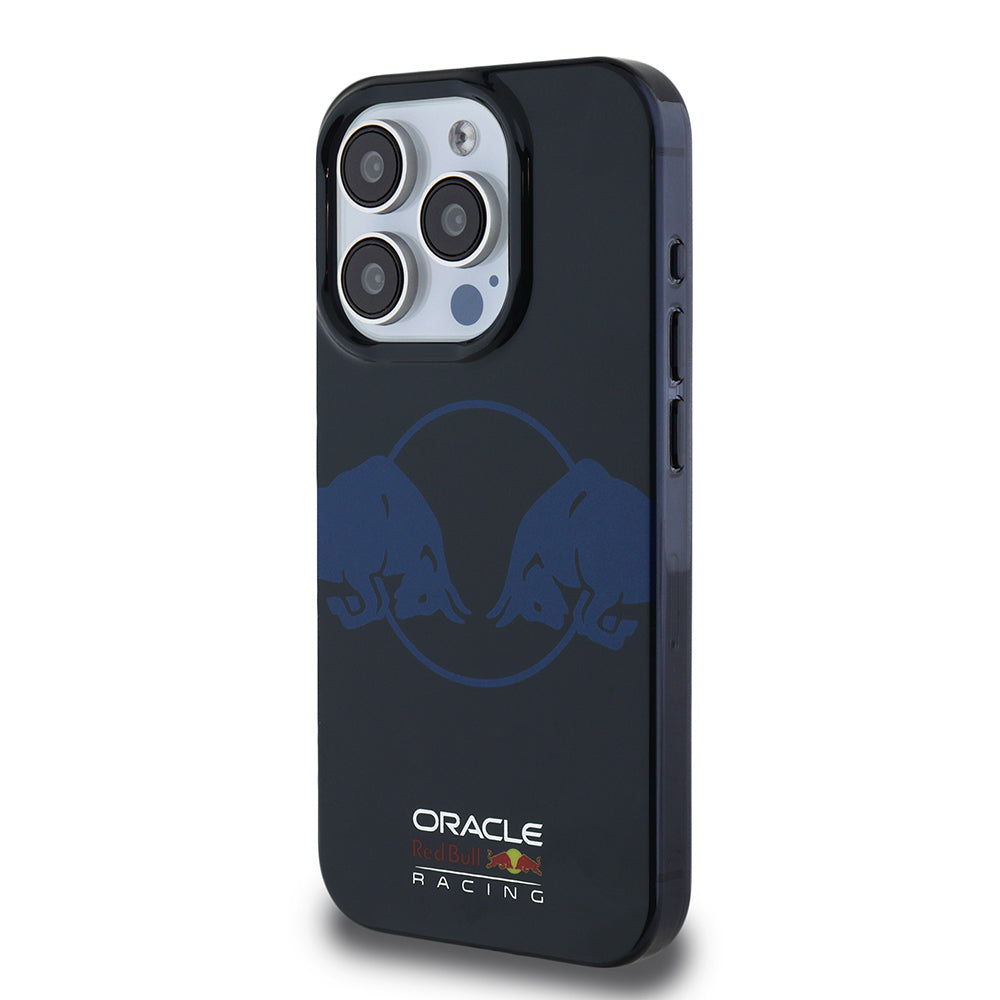 Apple iPhone 15 Pro Max Kılıf Redbull Orjinal Lisanslı M-safe Şarj Özellikli IML Çift Boğa Baskılı Sert PC Kapak