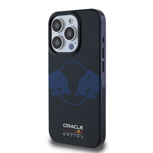 Apple iPhone 15 Pro Max Kılıf Redbull Orjinal Lisanslı M-safe Şarj Özellikli IML Çift Boğa Baskılı Sert PC Kapak