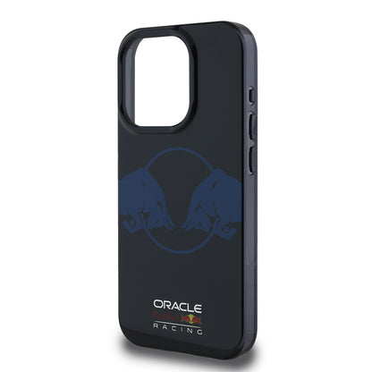 Apple iPhone 15 Pro Max Kılıf Redbull Orjinal Lisanslı M-safe Şarj Özellikli IML Çift Boğa Baskılı Sert PC Kapak