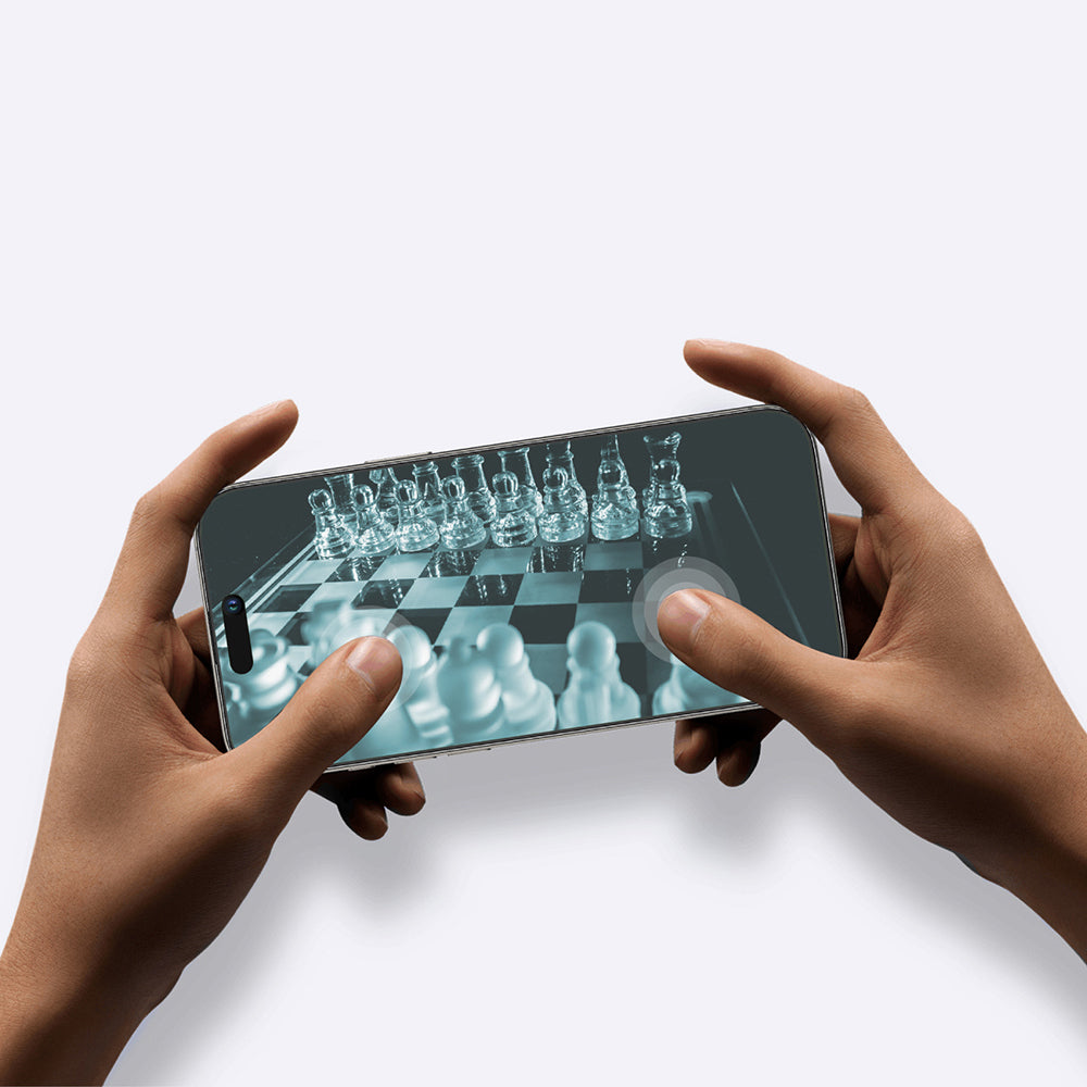 Apple iPhone 16 Amazingthing Titan Mat Parmak İzi Bırakmayan Temperli Cam Ekran Koruyucu