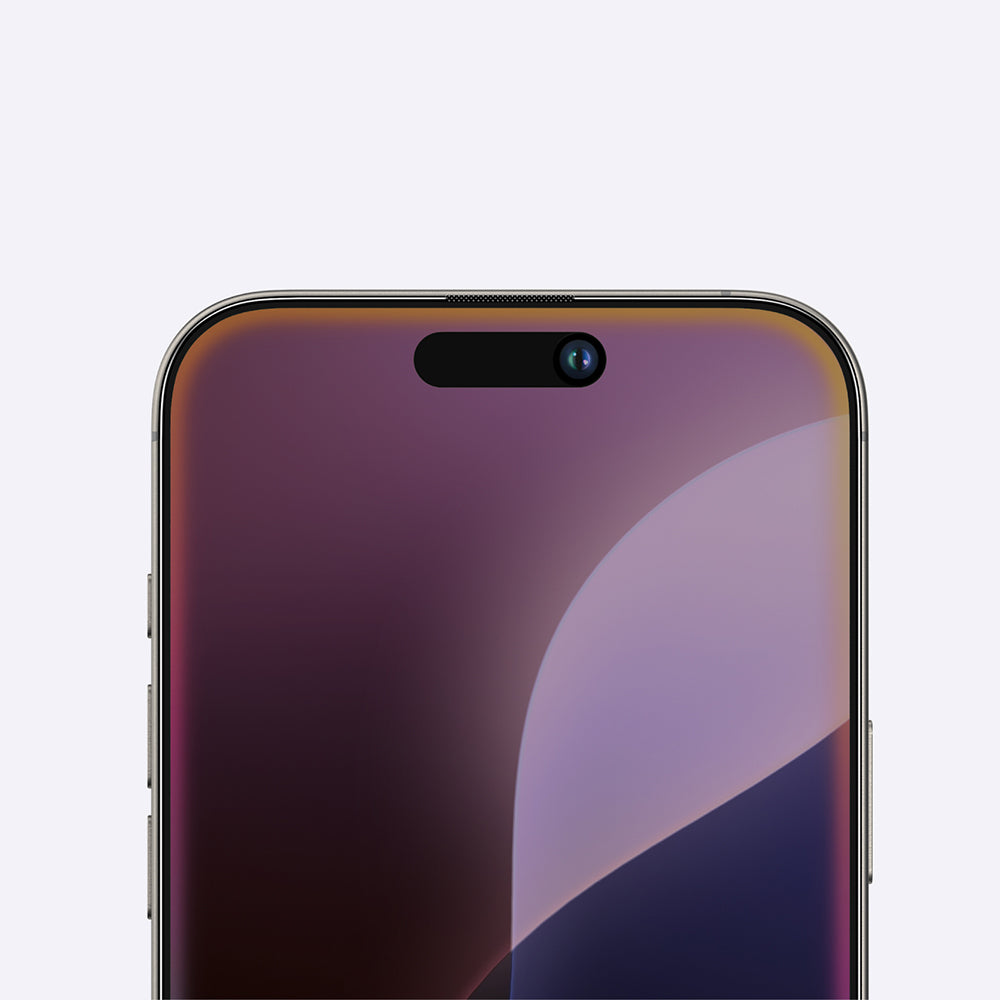 Apple iPhone 16 Amazingthing Titan Privacy Parmak İzi Bırakmayan Temperli Cam Ekran Koruyucu