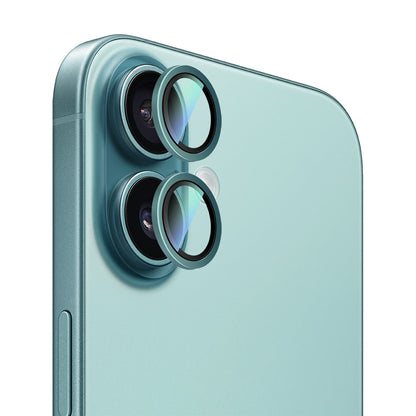 Apple iPhone 16 CaseWorld Alloy Two-Color Serisi Lens Koruyucu