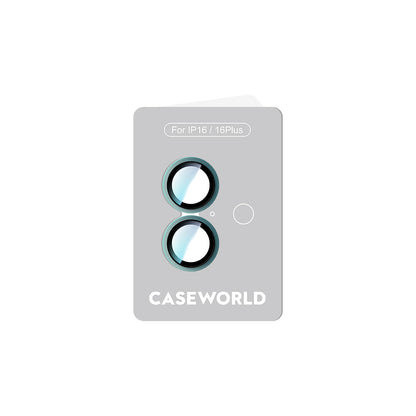 Apple iPhone 16 CaseWorld Alloy Two-Color Serisi Lens Koruyucu