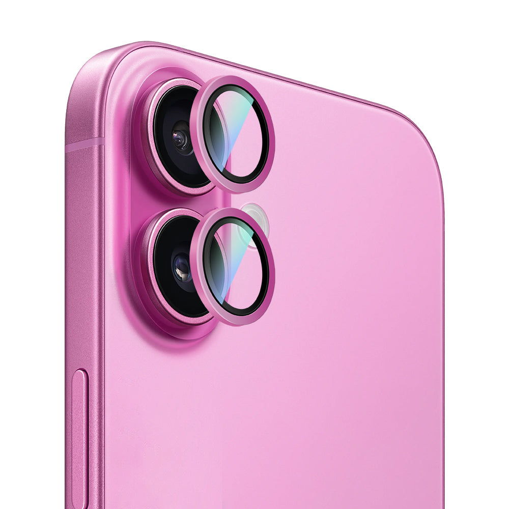 Apple iPhone 16 CaseWorld Alloy Two-Color Serisi Lens Koruyucu