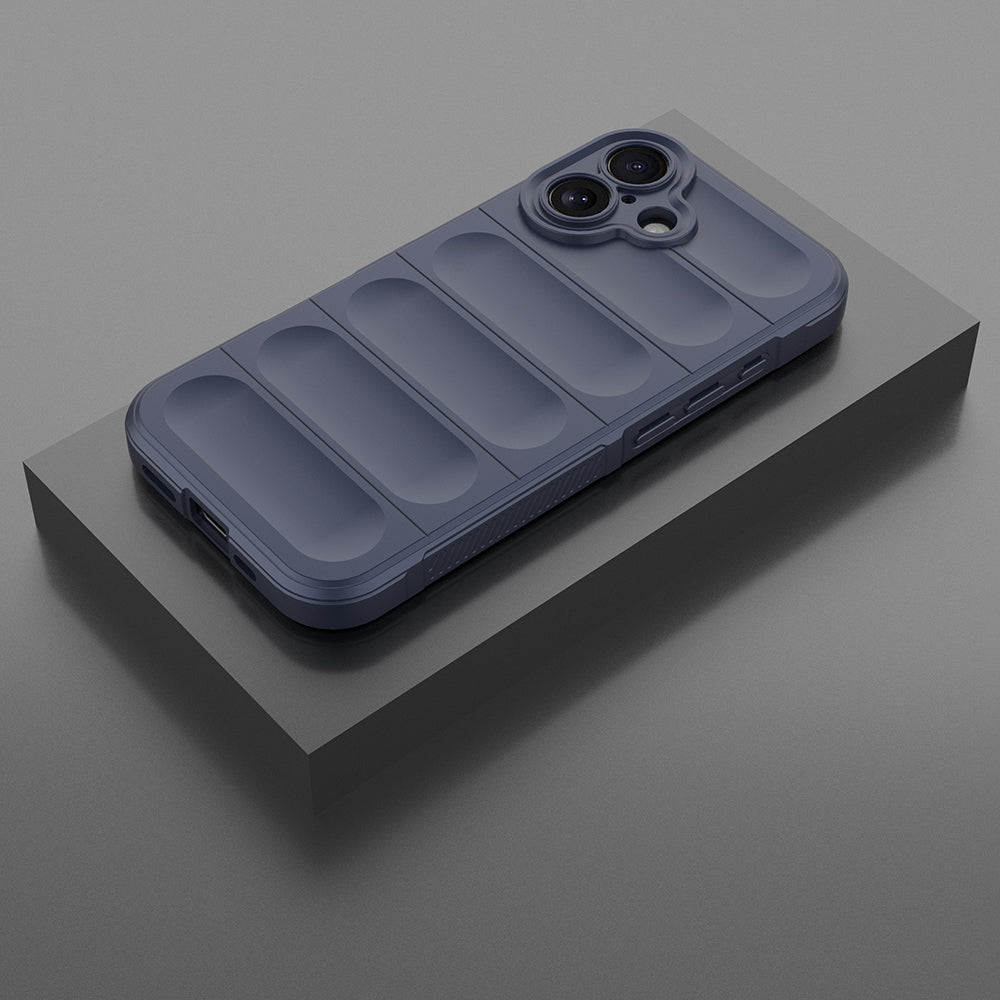 Apple iPhone 16 Kılıf Esnek TPU Oyuklu Arka Yüzey Tasarımlı Zore Etnik Silikon Kapak