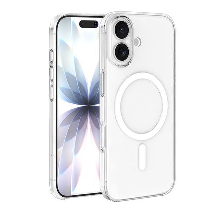 Apple iPhone 16 Kılıf IC Çipli Zore Wireless Şarj Özellikli Şeffaf Orjin Kapak