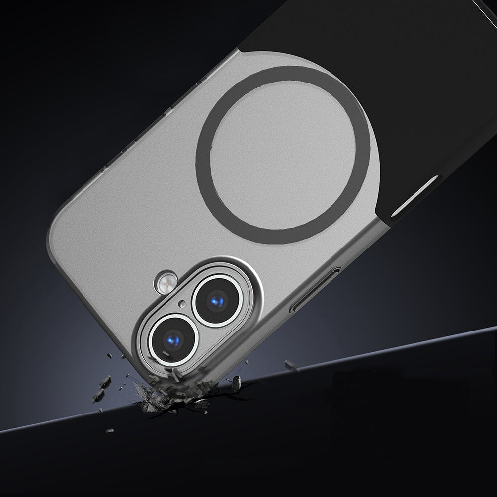 Apple iPhone 16 Kılıf M-Safe Şarj Özellikli Mıknatıslı Zore Duble Kapak