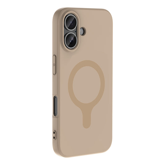 Apple iPhone 16 Kılıf M-Safe Şarj Özellikli Zore Aris Silikon Kapak