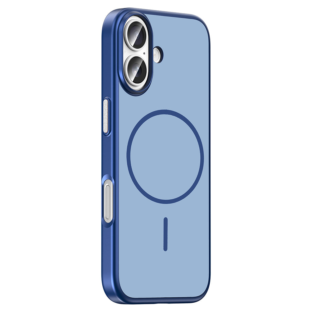 Apple iPhone 16 Kılıf M-Safe Şarj Özellikli Zore Lora PC Kapak