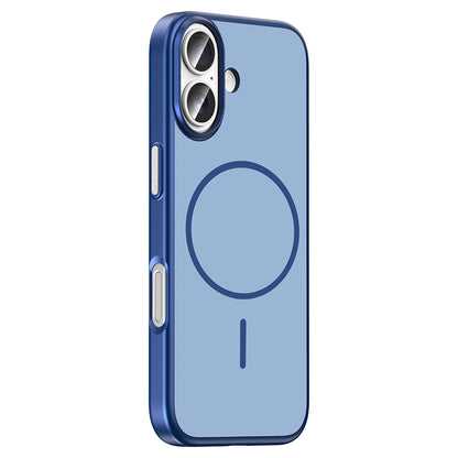 Apple iPhone 16 Kılıf M-Safe Şarj Özellikli Zore Lora PC Kapak