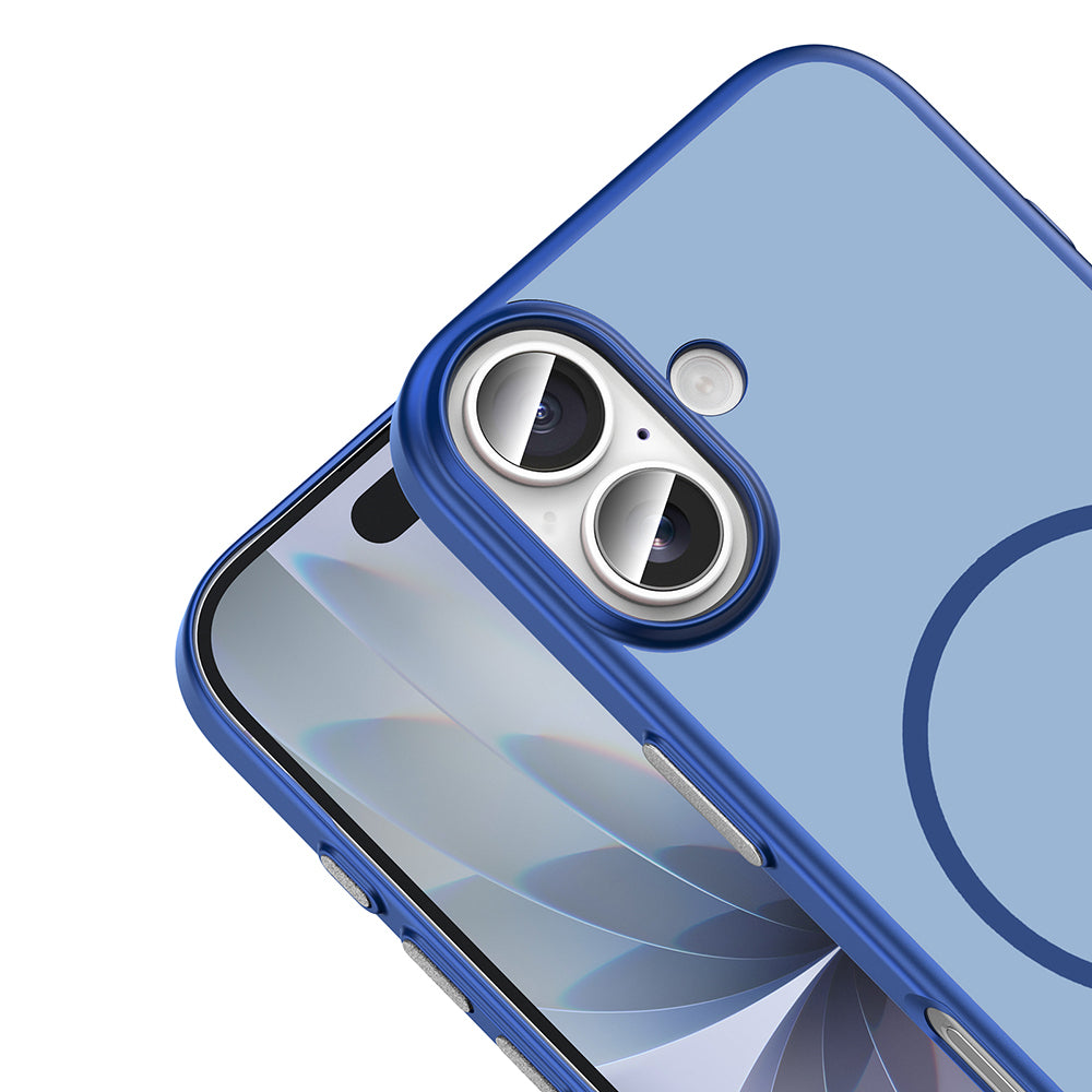 Apple iPhone 16 Kılıf M-Safe Şarj Özellikli Zore Lora PC Kapak