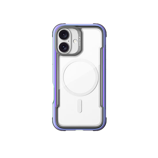Apple iPhone 16 Kılıf M-safe Şarj Özellikli Airbagli Raptic Shield Serisi Şeffaf Arka Yüzey Kapak