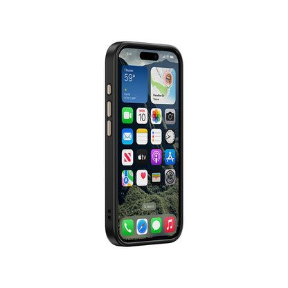 Apple iPhone 16 Kılıf M-safe Şarj Özellikli Karbon Fiber Görünümlü Zore Antina Kapak