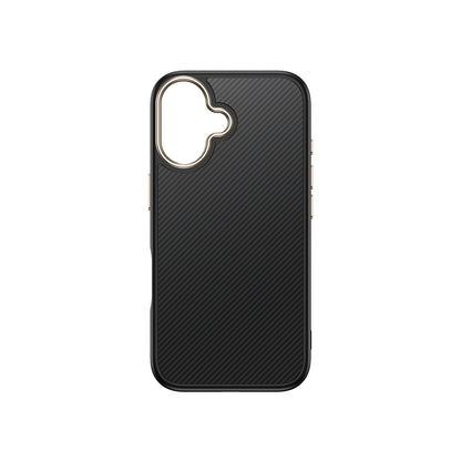 Apple iPhone 16 Kılıf M-safe Şarj Özellikli Karbon Fiber Görünümlü Zore Antina Kapak
