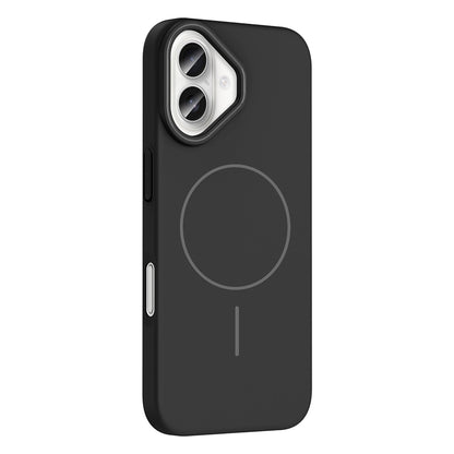 Apple iPhone 16 Kılıf M-safe Şarj Özellikli Zore Ruby Sert Kapak
