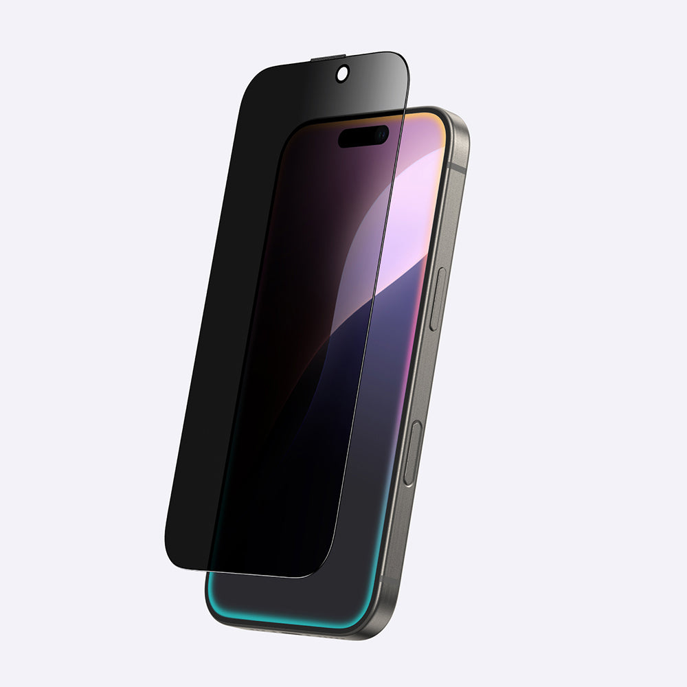 Apple iPhone 16 Plus Amazingthing Titan Privacy Parmak İzi Bırakmayan Temperli Cam Ekran Koruyucu
