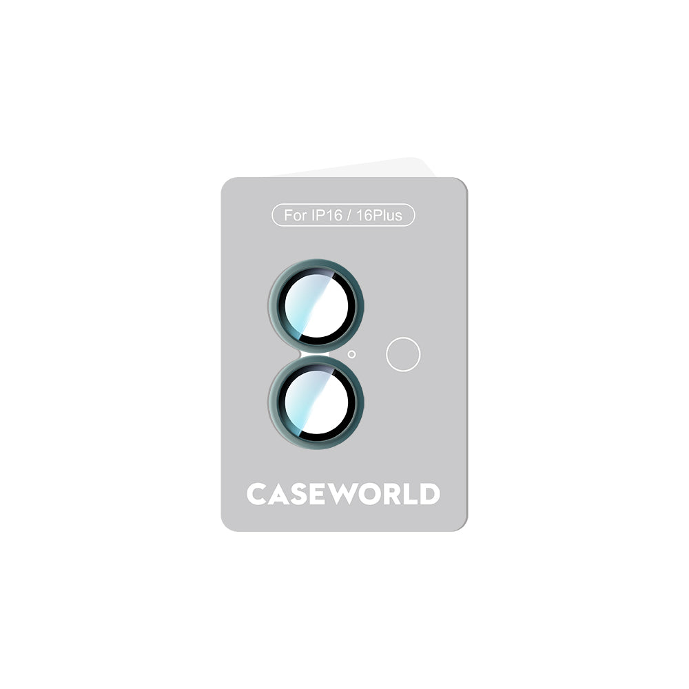 Apple iPhone 16 Plus CaseWorld Alloy Serisi Oleofobik Anti Reflective Kamera Lens Koruyucu