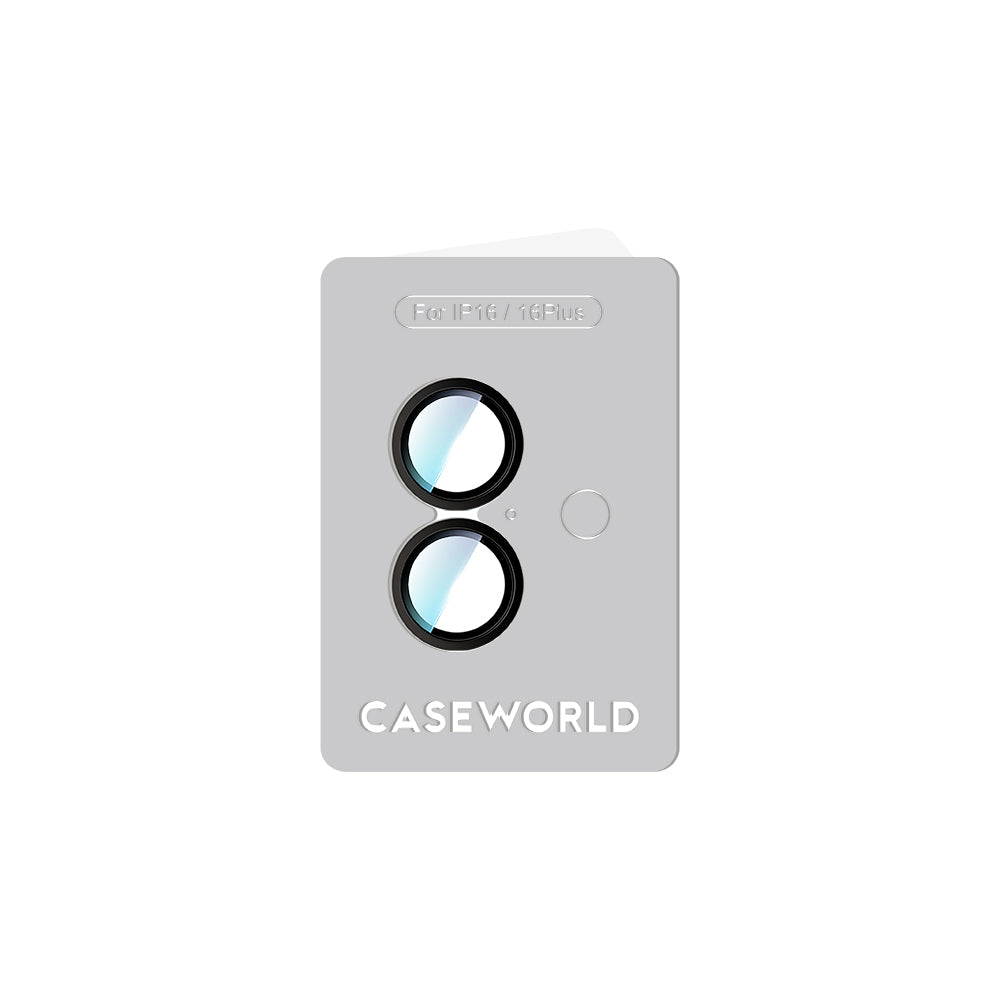 Apple iPhone 16 Plus CaseWorld Alloy Two-Color Serisi Lens Koruyucu