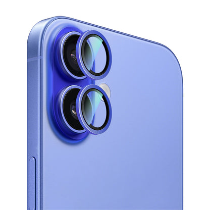 Apple iPhone 16 Plus CaseWorld Alloy Two-Color Serisi Lens Koruyucu