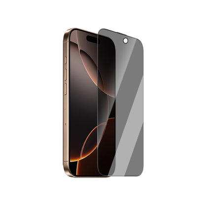 Apple iPhone 16 Plus CaseWorld Crystal Shadow Serisi Safir Coating 0.15mm 3D Privacy Temperli Cam Ekran Koruyucu