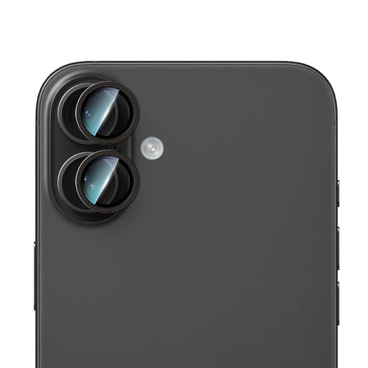 Apple iPhone 16 Plus CaseWorld Karbon Fiber Serisi Anti Reflective Ultra Clear Full Kamera Lens Koruyucu