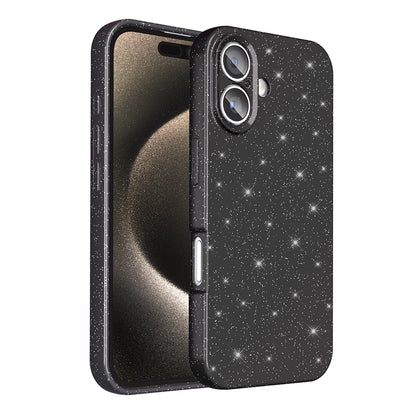 Apple iPhone 16 Plus Kılıf Kamera Korumalı Simli Lüks Zore Koton Kapak