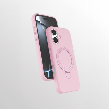 Apple iPhone 16 Plus Kılıf M-safe Şarj Özellikli Standlı Zore Samara Kapak