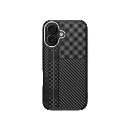 Apple iPhone 16 Plus Kılıf M-safe Şarj Özellikli Karbon Fiber Görünümlü Zore Antina Kapak