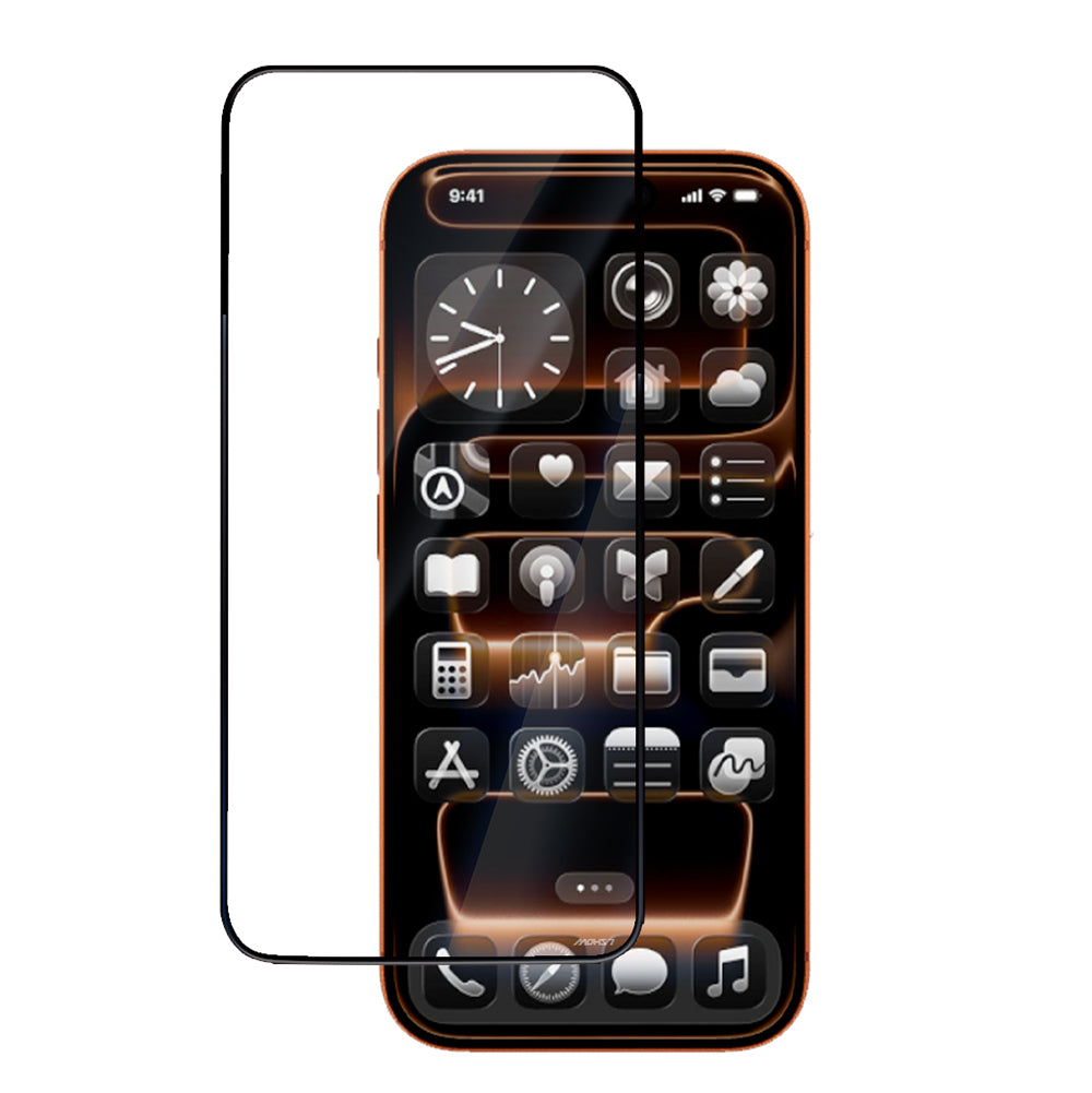Apple iPhone 16 Plus Mohseven M6 HD Temperli Cam Ekran Koruyucu + Kolay Uygulama Aparatı