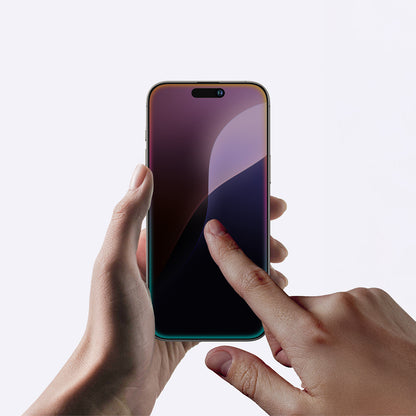 Apple iPhone 16 Pro Amazingthing Titan Privacy Parmak İzi Bırakmayan Temperli Cam Ekran Koruyucu