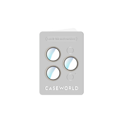 Apple iPhone 16 Pro CaseWorld Alloy Two-Color Serisi Lens Koruyucu