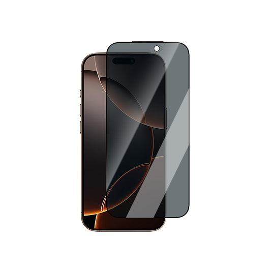 Apple iPhone 16 Pro CaseWorld Applicator Serisi 2.5D Eyesafe Mavi Işık Teknolojili 0.33mm Privacy Temperli Cam Ekran Koruyucu + Uygulama Aparatı